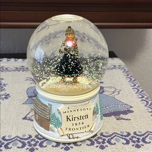 American Girl Kirsten Vintage Snow Globe